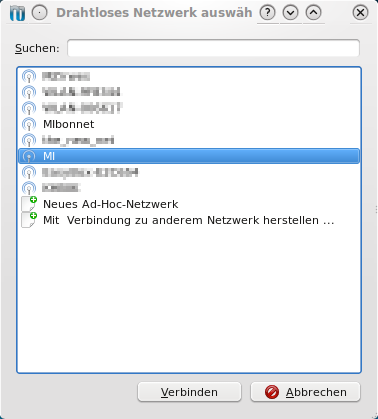 Select Wireless Network